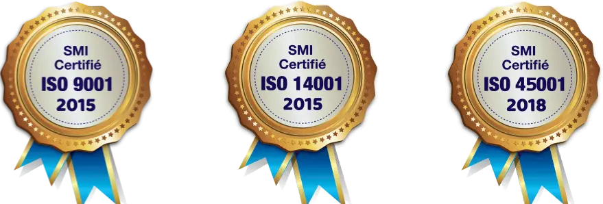 SMI Certifié ISO 9001:2015